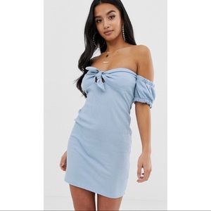 Asos off shoulder dress